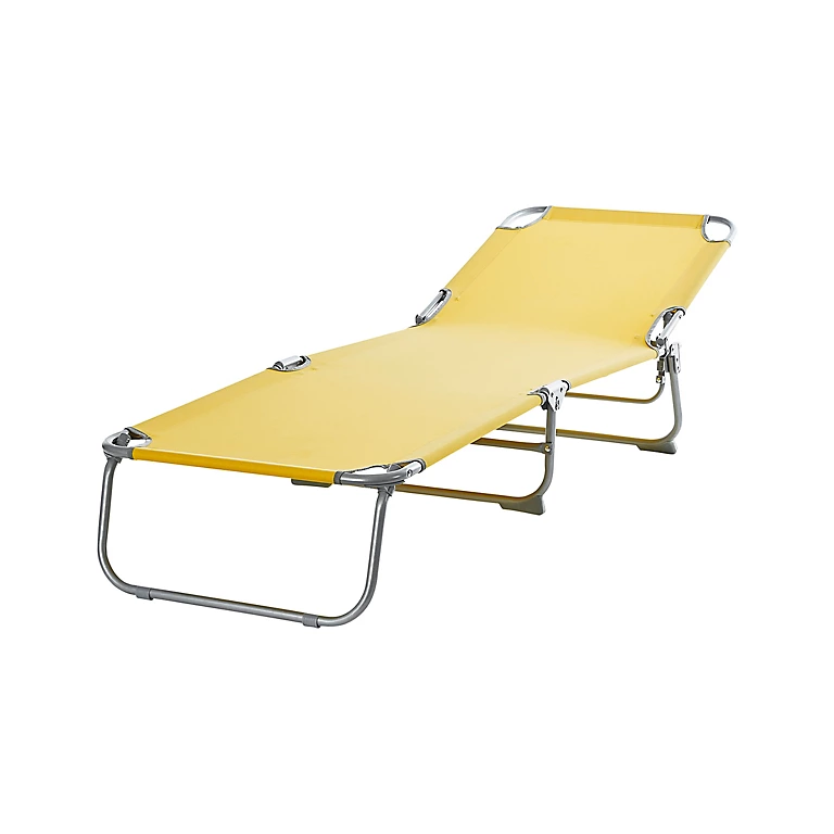 Castorama Bain De Soleil En Métal Et Toile Curacao Jaune 1 Castorama Bain De Soleil En Métal Et Toile Curacao Jaune