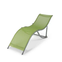 Castorama Bain De Soleil Métal Et Toile Blooma Papaya Vert Lettuce