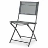 Castorama Chaise De Jardin En Métal Et Toile GoodHome Saba Gris