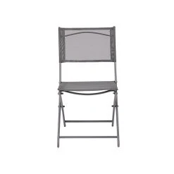 Castorama Chaise De Jardin En Métal Saba Gris Anthracite Pliante