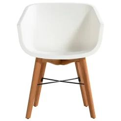 Castorama Chaise De Jardin En Résine Amalia Blanche (lot De 2)