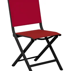 Castorama Chaise De Jardin Pliante Thema Graphite Rouge