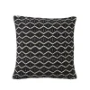 Castorama Coussin Chevron Blooma Denia Noir Et Blanc 45 X 45 Cm