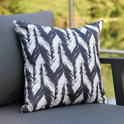 Castorama Coussin Chevron Noir 45 X 45 Cm