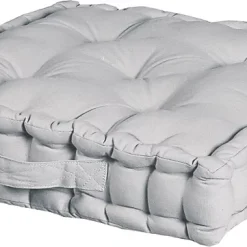 Castorama Coussin De Sol Chambray Deco&Co Gris L.45 X L.45 X Ep.10cm