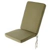 Castorama Coussin Fauteuil Haut GoodHome Tiga Kaki 40 X 94 Cm