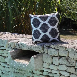 Castorama Coussin Losange Noir 45 X 45 Cm