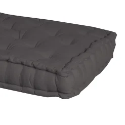 Castorama Coussin Palatte Anthracite L.120 X L.60 X Ep.15 Cm