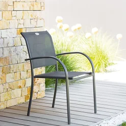 Castorama Fauteuil Cuba Anthracite Graphite