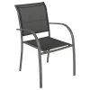 Castorama Fauteuil De Jardin Empilable Piazza Gris Anthracite Et Graphite