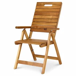 Castorama Fauteuil De Jardin En Acacia Denia Inclinable Pliant