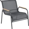 Castorama Fauteuil Lounge De Jardin En Métal Fermob Coolside Carbone