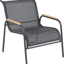 Castorama Fauteuil Lounge De Jardin En Métal Fermob Coolside Carbone