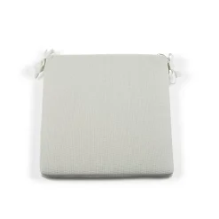 Castorama Galette De Chaise Carrée Aqua Blanc 42 X 42 Cm