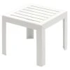 Castorama Table Basse De Jardin En Résine Grosfillex Miami 41 X 41 Cm Blanc