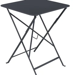 Castorama Table De Jardin En Métal Fermob Bistro 57 X 57 Cm Carbone