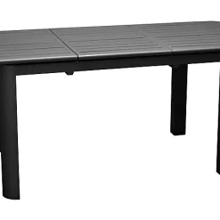 Castorama Table De Jardin Extensible En Aluminium Proloisirs Eos 130/180 X 80 Cm Graphite