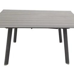 Castorama Table De Jardin Extensible En Aluminium Sevilla Gris 101/145 X 145 Cm