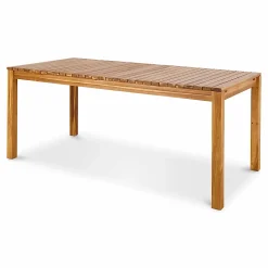 Castorama Table De Jardin Extensible En Bois Denia 180/228 X 90 Cm