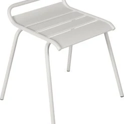 Castorama Tabouret De Jardin En Métal Fermob Monceau Gris Argile
