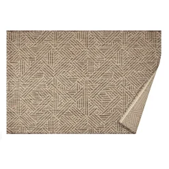 Castorama Tapis Extérieur Géométrique Reva 100 X 150 Cm Beige