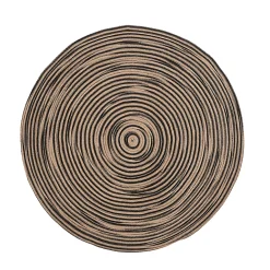 Castorama Tapis GoodHome Beige Et Noir ø150 Cm